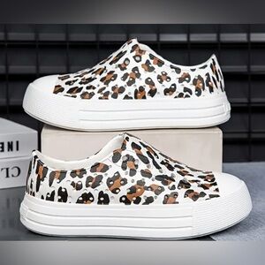 Leopard Print EVA Slip-On Sneakers